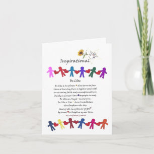 Carte De Voeux Poème Inspirationnelle