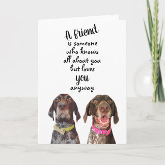 Carte de voeux PointerProblems Friendship