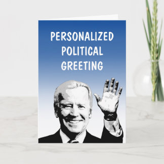 Carte de vœux politique personnalisée