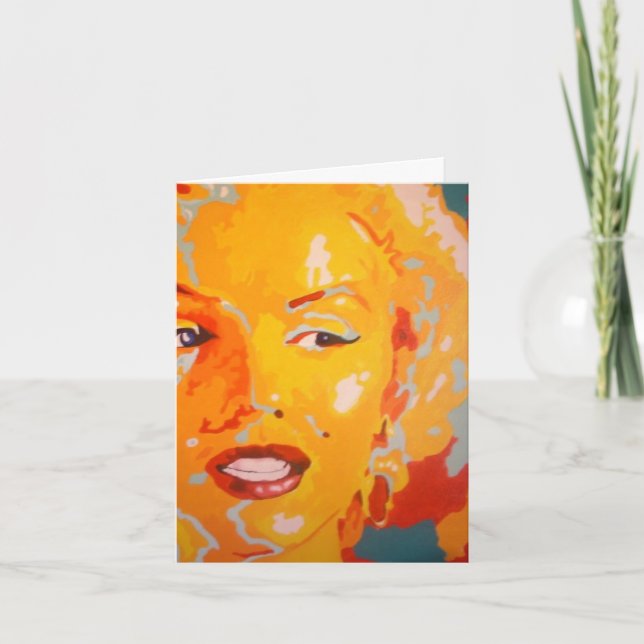 Carte de voeux Pop Art - Personnes célèbres (Devant)