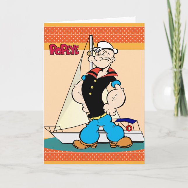 Carte de voeux Popeye (Devant)