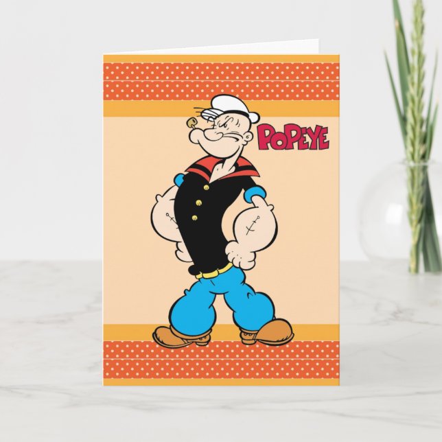 Carte de voeux Popeye (Devant)