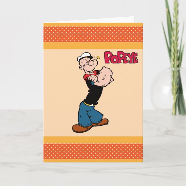 Carte de voeux Popeye (Devant)
