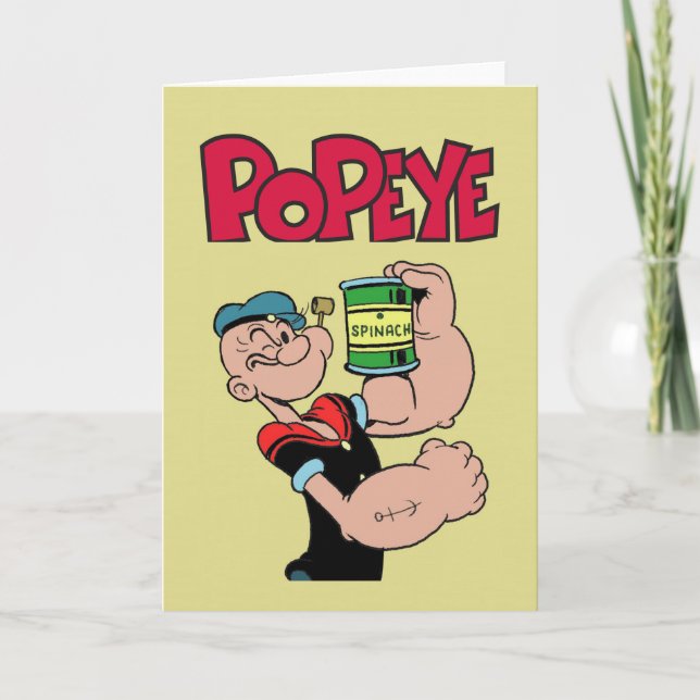 Carte de voeux Popeye (Devant)