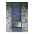 Carte de voeux Porte bleue