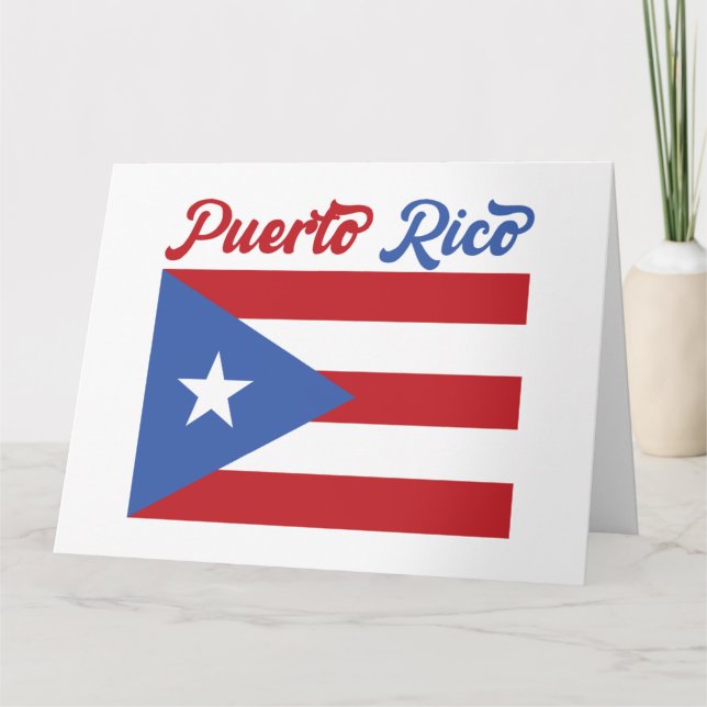 Carte de voeux Porto Rico (Devant)