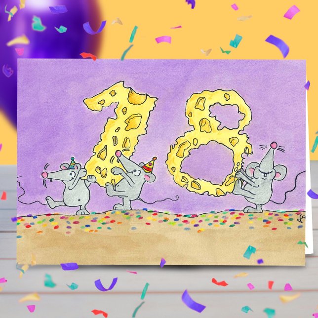 carte de voeux pour 18 ANS par Nicole Janes (Créateur téléchargé)