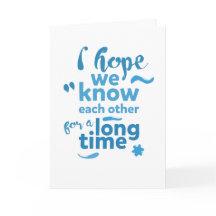 carte de voeux pour ami, espérez rester en contact