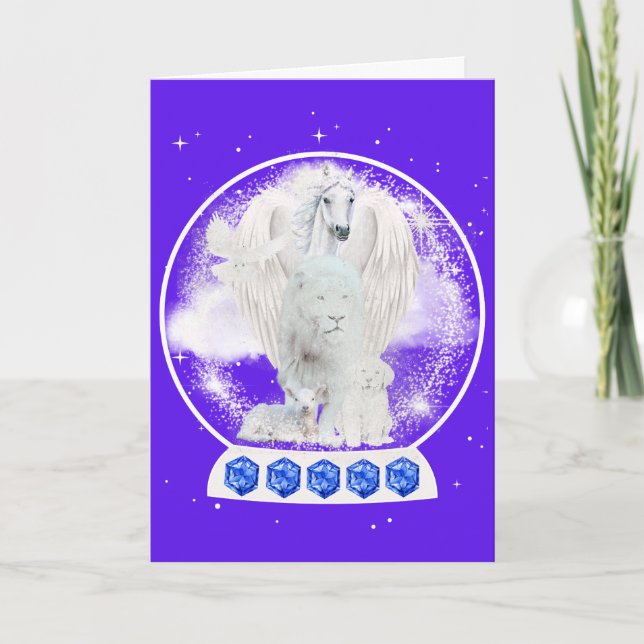 Carte de voeux pour animaux de compagnie en forme  (Devant)