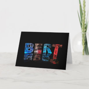 Carte de voeux pour Bert
