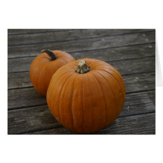 Carte de voeux pour Citrouilles Plump