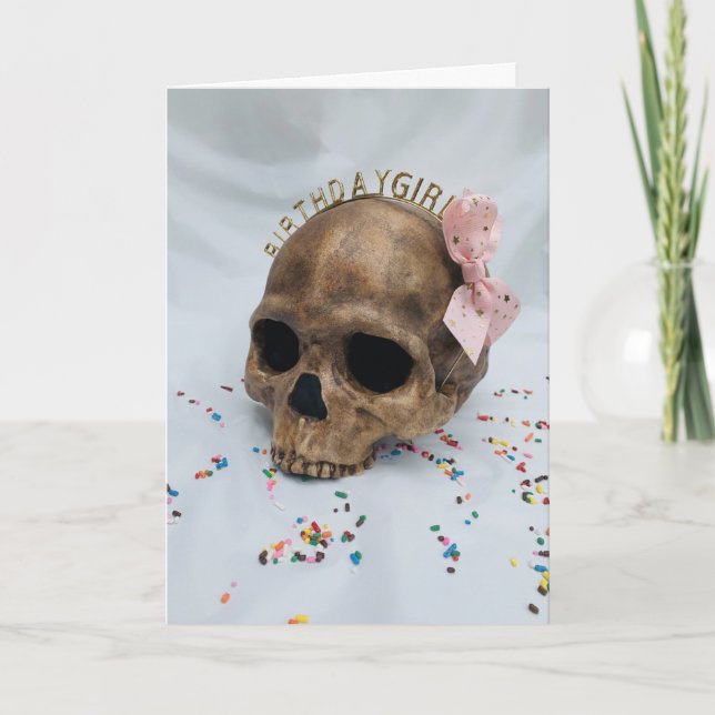 Carte de voeux pour fille d'anniversaire - Sassy (Devant)