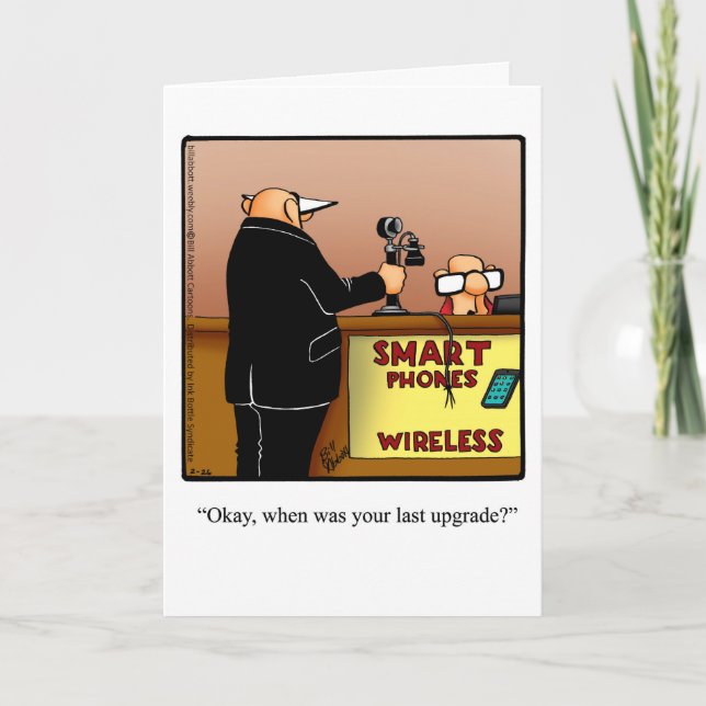 Carte de voeux pour Humour d'anniversaire amusant (Devant)