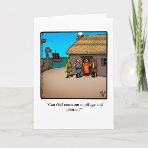 Carte de voeux pour Humour d'anniversaire amusant