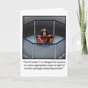 Carte de voeux pour Humour de divorce amusant