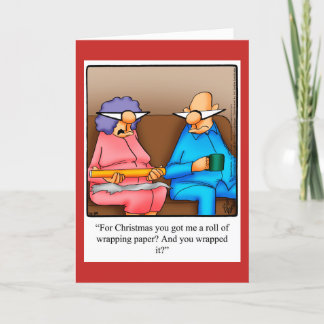 Carte de voeux pour Humour de Noël amusant