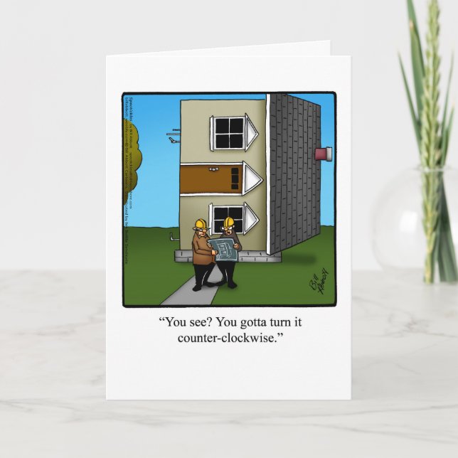 Carte de voeux pour Humour en contact (Devant)