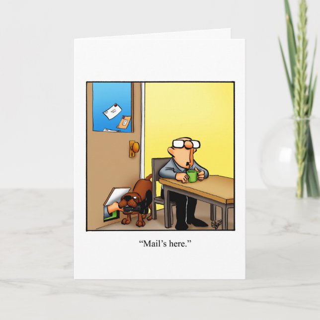 Carte de voeux pour Humour en contact (Devant)