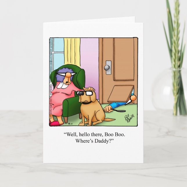Carte de voeux pour Humour en contact (Devant)