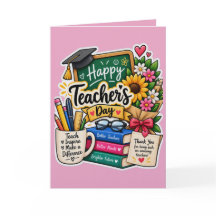 Carte de vœux pour la fête des enseignants