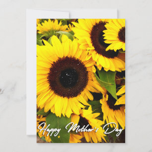 Carte de vœux pour la fête des mères avec photo de