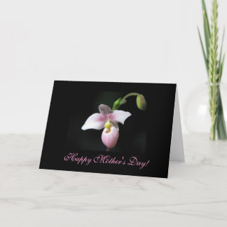 Carte de voeux pour la fête des mères des orchidée