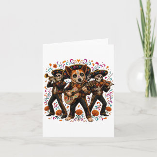 Carte de vœux pour la fête des morts