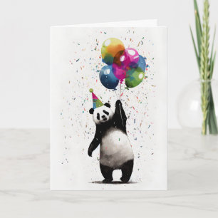 Carte de voeux pour la fête du Panda