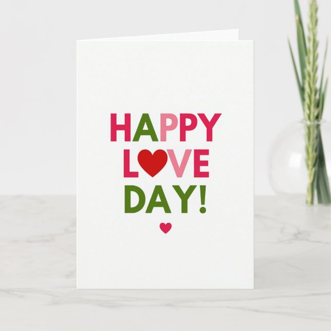 Carte de vœux pour la Saint-Valentin (Devant)