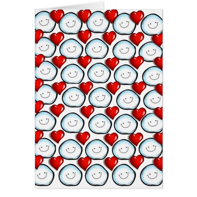 Carte de voeux pour la Saint-Valentin (Devant)