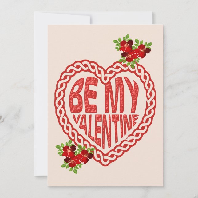 Carte de vœux pour la Saint-Valentin (Devant)