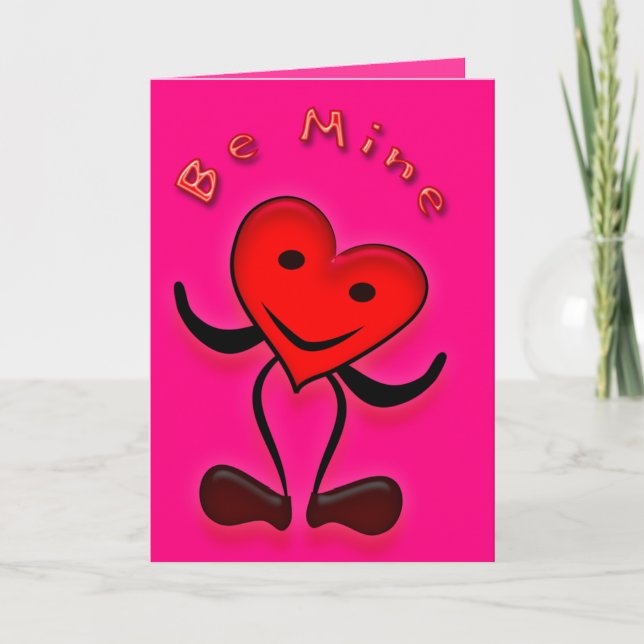Carte de voeux pour la Saint-Valentin (Devant)