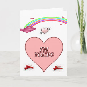 Carte de voeux pour la Saint-Valentin