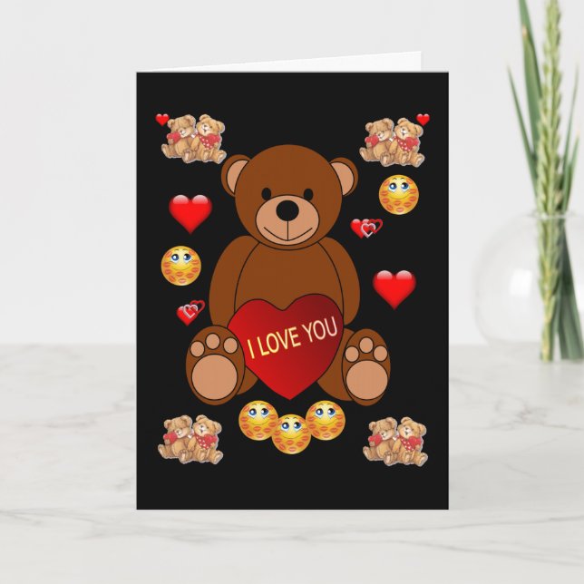 Carte de voeux pour la Saint-Valentin (Devant)