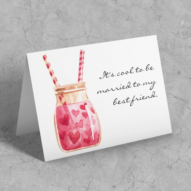 Carte de vœux pour la Saint-Valentin, marié à la m (Créateur téléchargé)
