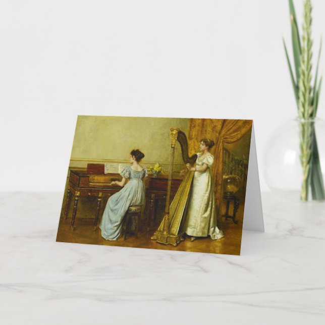 Carte de voeux pour la salle de musique (Devant)