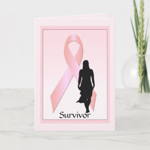 Carte de voeux pour la survivante du cancer du sei