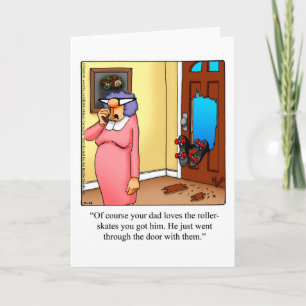 Carte de voeux pour l'anniversaire amusant pour lu