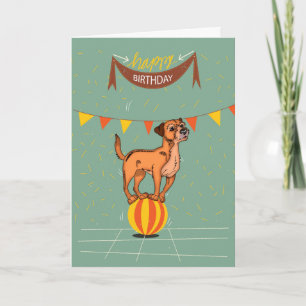 Carte de voeux pour l'anniversaire de la frontière