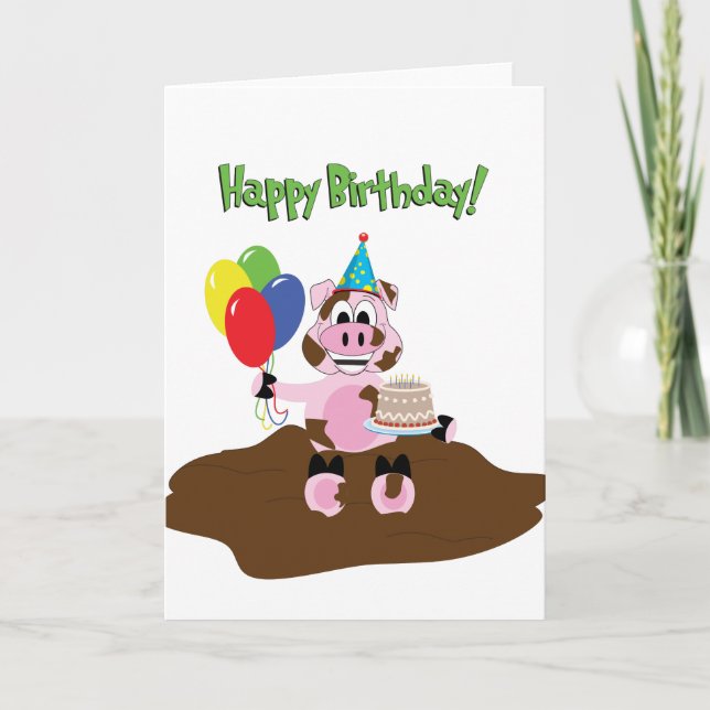 Carte de voeux pour l'anniversaire de l'élevage de (Devant)