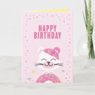 Carte de voeux pour l'anniversaire de l'ours de Do