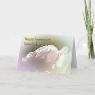 Carte de vœux pour l'anniversaire de mariage de ma