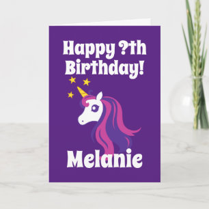 Carte de voeux pour l'anniversaire de naissance po