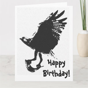 Carte de voeux pour l'anniversaire d'Osprey Bird &