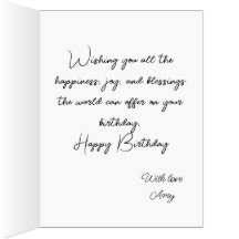 Carte de voeux pour l'anniversaire drôle pour votr