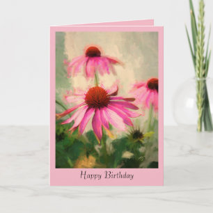 Carte de voeux pour l'anniversaire du Confleur ros