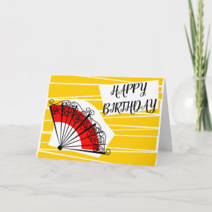 Carte de voeux pour l'anniversaire du paysage espa