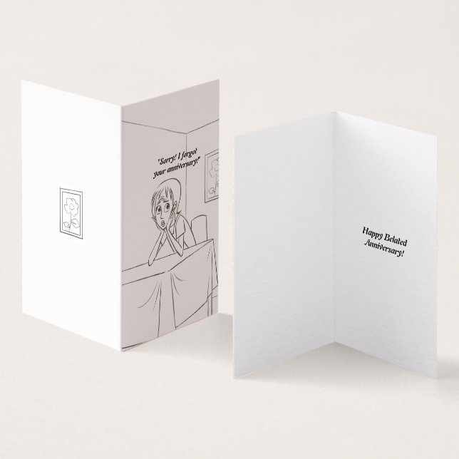 Carte de voeux pour l'anniversaire heureux (Inside and Outside)