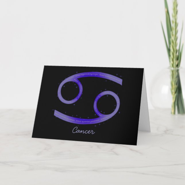 Carte de voeux pour le cancer - vide (Devant)