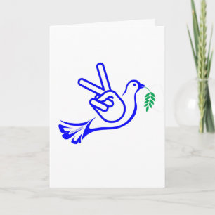 Carte de vœux pour le Nouvel An de la paix